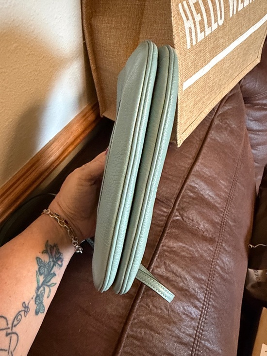 Coach Pebble Leather Crossbody Bag - Pale Blue - Picture 10 of 10